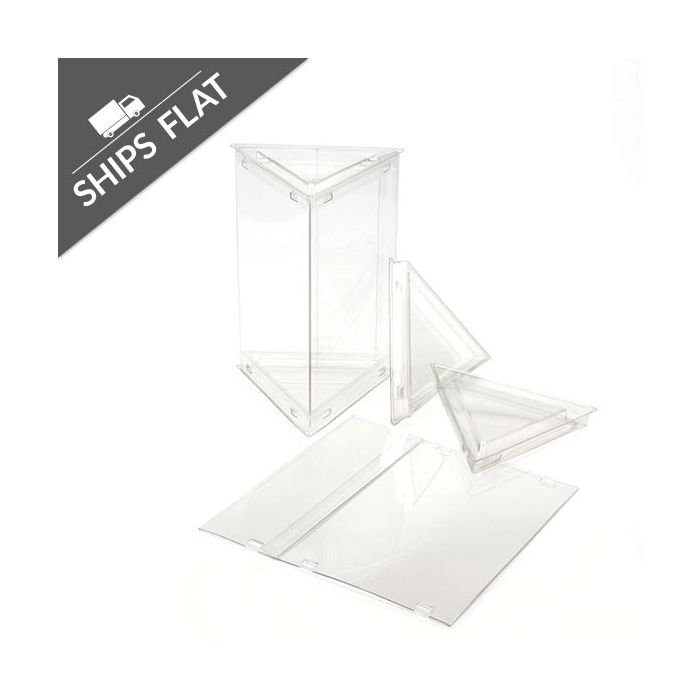 Boite cadeau tube à transparence cristalline 10.2 x 7.8 x 15.2cm (25 pcs) [CTTS46]