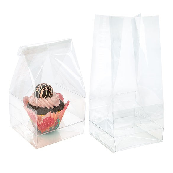 Sachets à Cupcake avec fond en papier 10,2x10,2x22,9cm (100 pièces) [CBG4XL]