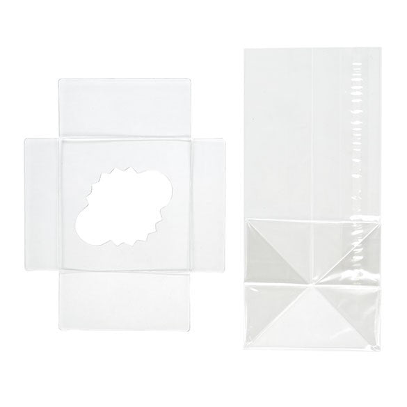 Sachets à Cupcake avec fond en papier 10,2x10,2x22,9cm (100 pièces) [CBG4XL]