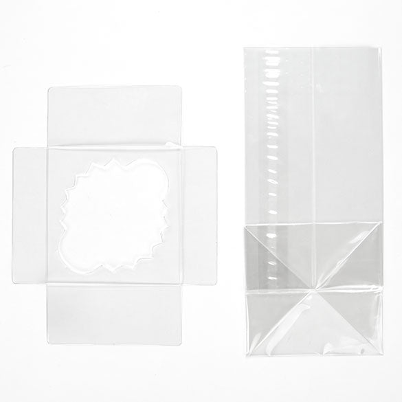 Sachets à Cupcake pour doubles minis cupcakes avec fond en papier 12.7x5.7x12.7cm (100 pièces) [CBG9]