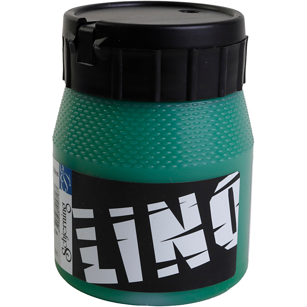 Lino Printing Ink, green, 250 ml/ 1 tub