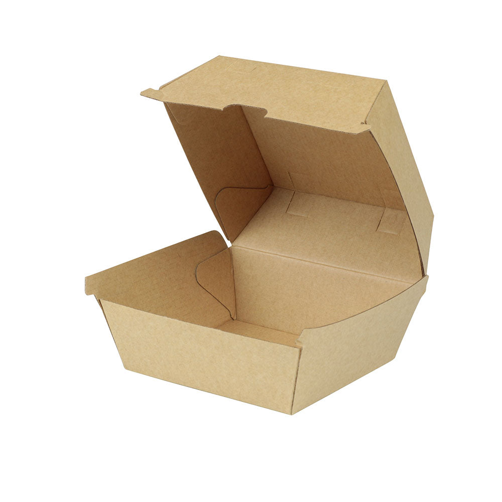 Boîte à burger en carton 13x14x8 cm (250 pièces) [GB-DFC04285]
