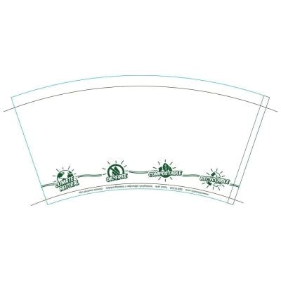 Tasse en papier "EcoUp ©" 150 ml Ø 80 mm (1000 pièces) [GB-DHD04398]