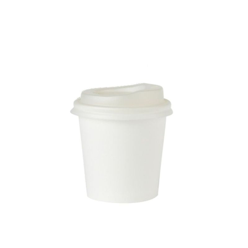 Tasse en carton 100 ml Ø 62 mm Blanc (1000 pièces) [GB-DHD04520]