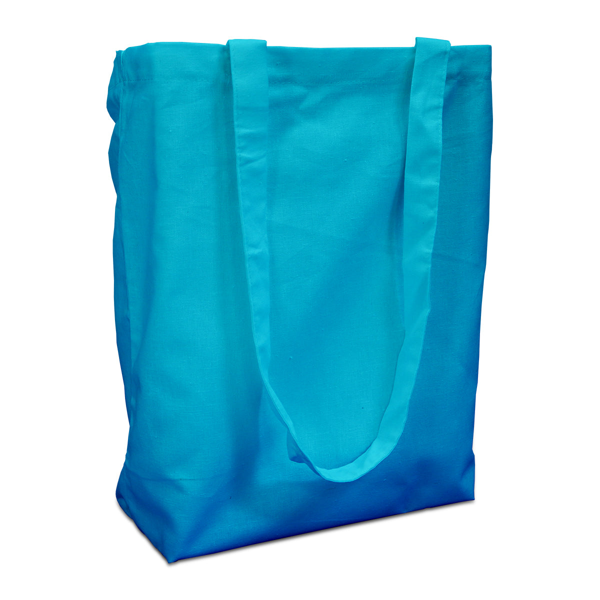 Cotton carrier bags 38x42cm with handle light blue 38x42cm (250 pcs.)