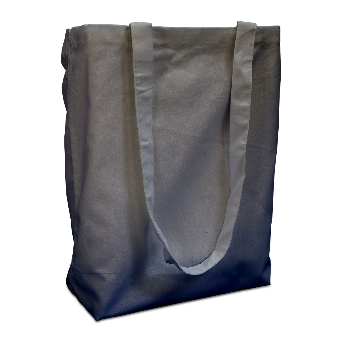 Cotton carrier bags 38x42cm with handle grey 38x42cm (250 pcs.)
