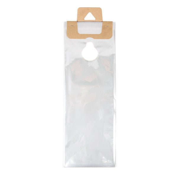 Sac poignée de porte + crochet à transparence cristalline 15.6 x 31.4cm (100 pièces) [DK6]