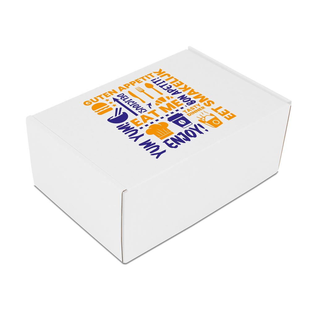Take-away boxes 22,5x15x9cm White (50 pcs)