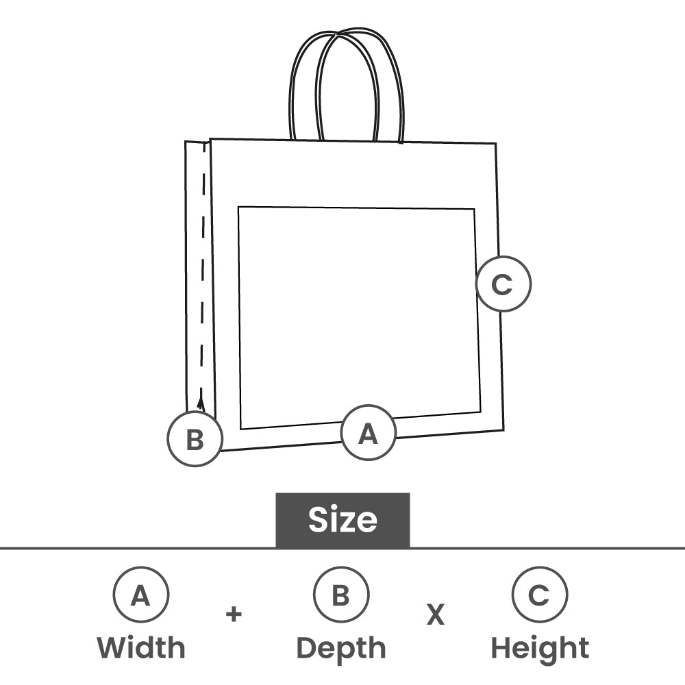 Sacs cadeaux avec fenêtre et étiquette 18+8x19cm kraft/noir (100 pièces) [FP-DPT113]