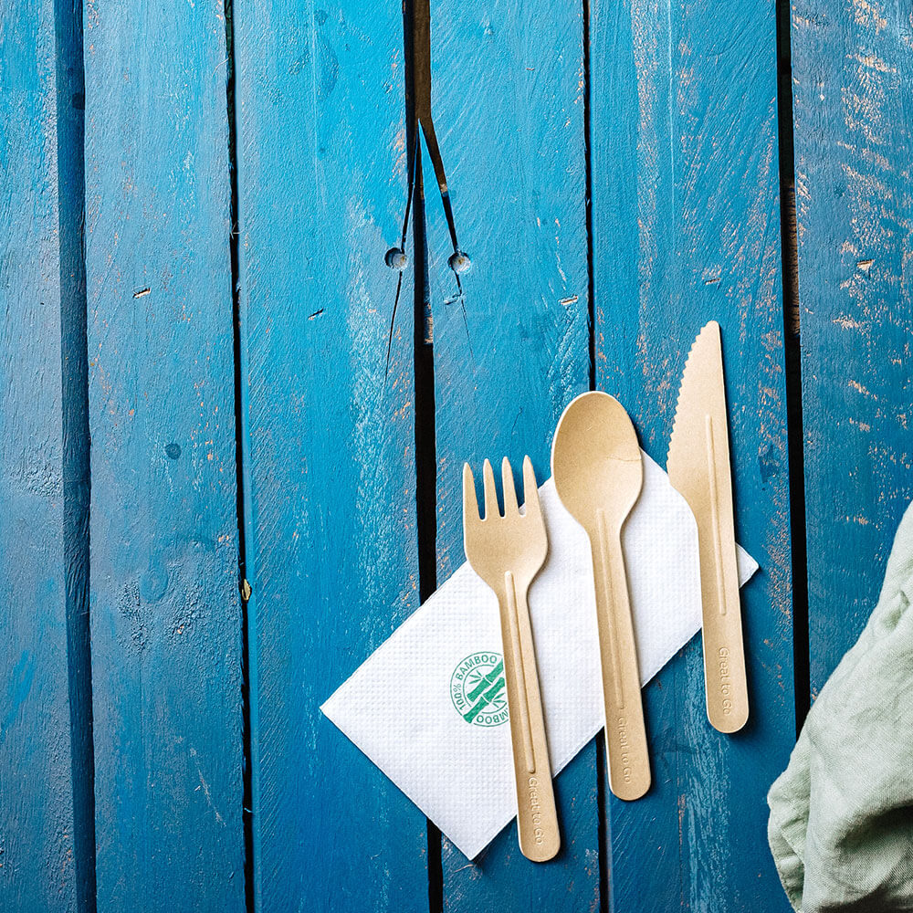 Cuillère en papier 16,5 cm marron (1000 pièces) [GB-DSE06365]