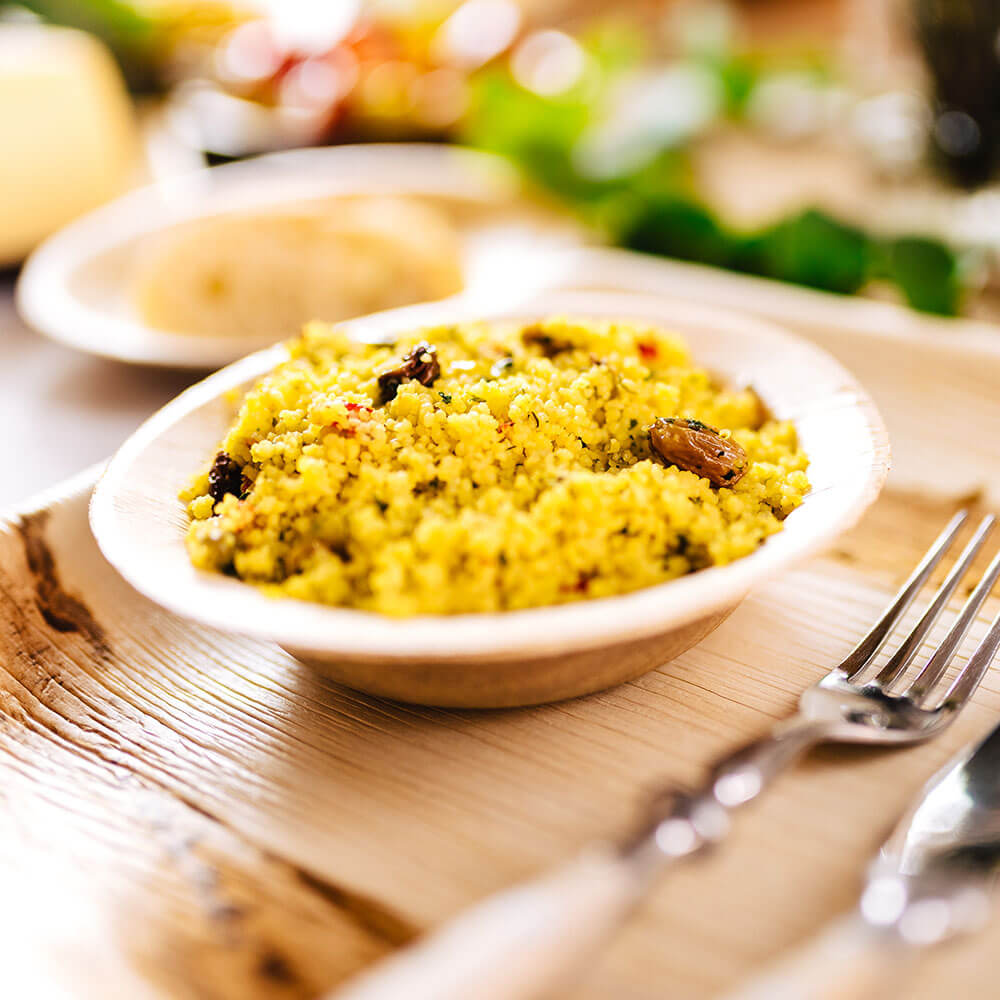 Round Plate palm leaf Ø 14 cm (400 pieces)