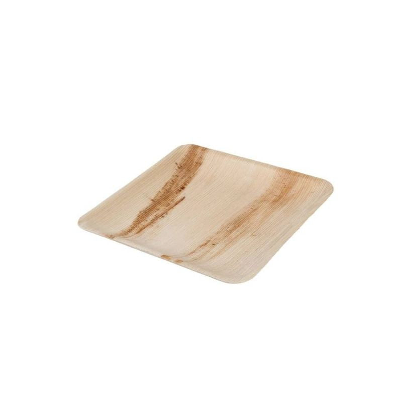 Square Palm Leaf Plate, 20x20cm (200 pieces)