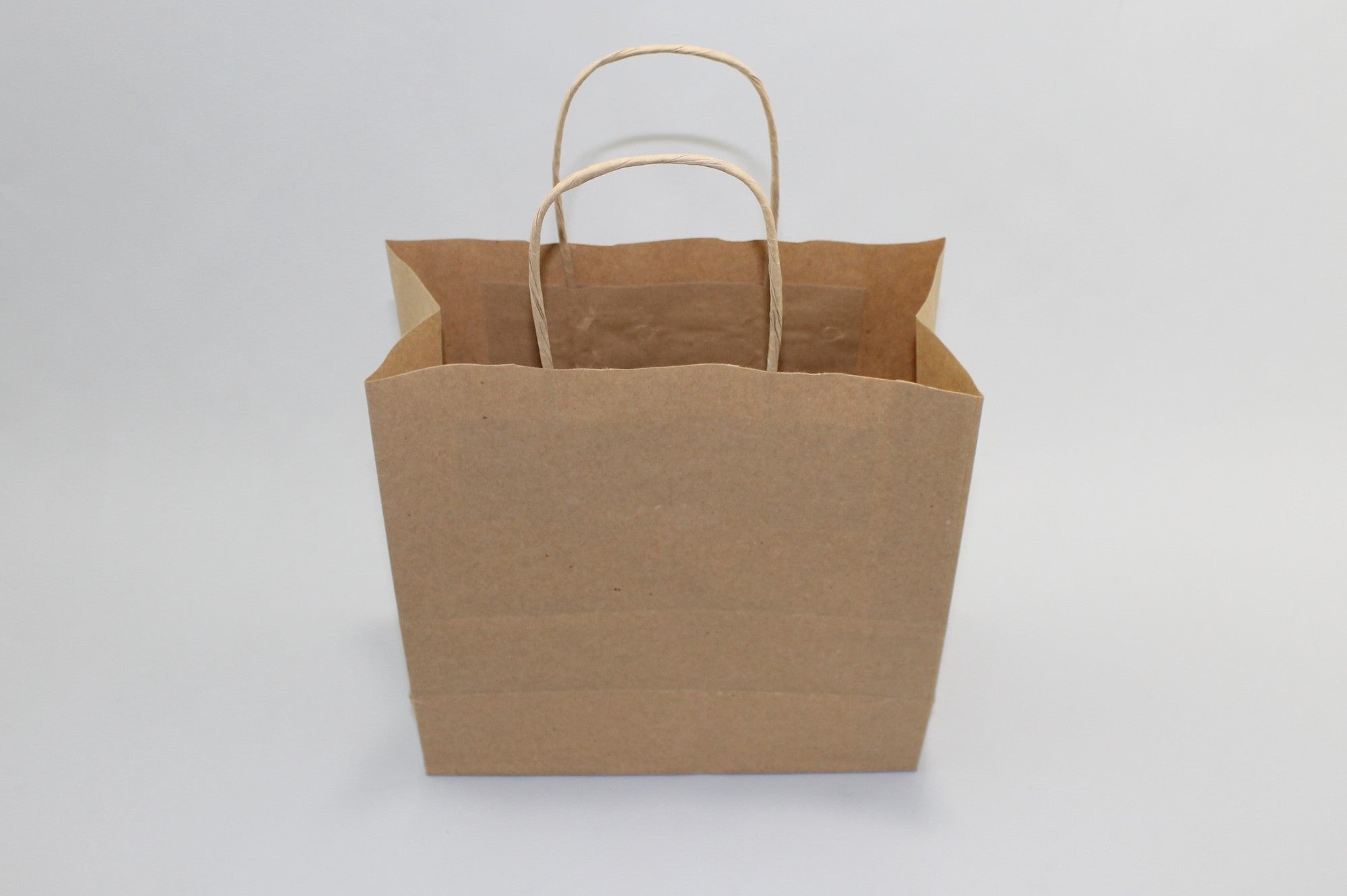 Sac de shopping en kraft 100 g/gm poignées torsadées 31x12x41cm (50 pièces) [PAMB3241]