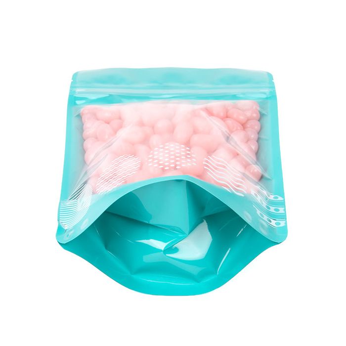 Doypack Bleus Sarcelle 13x7,9x20,6cm (25 pièces) [ZBGW3TE]