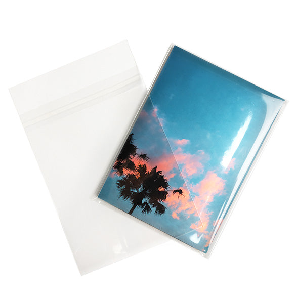 Sachet Écologique haute qualité refermable à rabat "sécurisé" 13.8x18.4cm (100 pièces) [GC75PC]