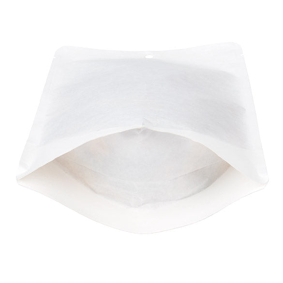 Sachet Doypack Ecologique Kraft Blanc 14,9x8,9x23,2 cm (100 pièces) [SUPEK7W]