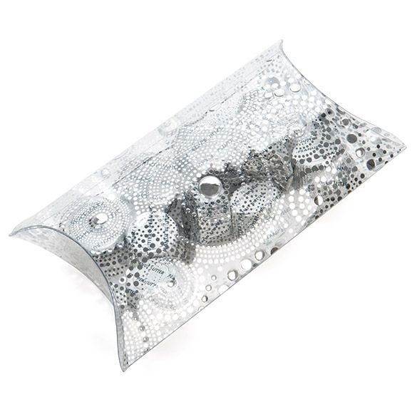 Pillow Packs Hot Stamp Print Silver 10x4x17cm