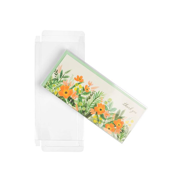 Plastic Gift Boxes 10.8x1.6x24.3cm Crystal Clear