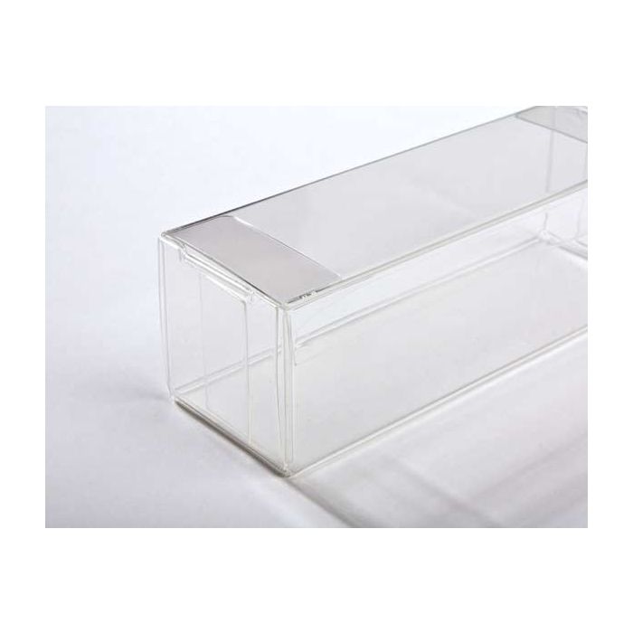 Boite pour truffes à transparence cristalline 3.5x3.5x10.8cm (25 Pièces) [FB196]