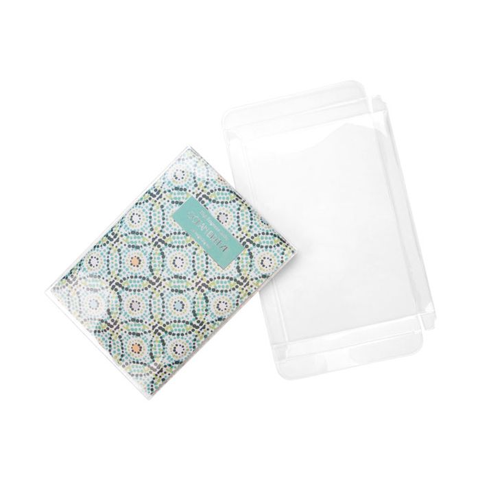 Boites cadeau plastique à transparence cristalline 11.1x1.3x15.4cm (25 Pièces) [FB287]