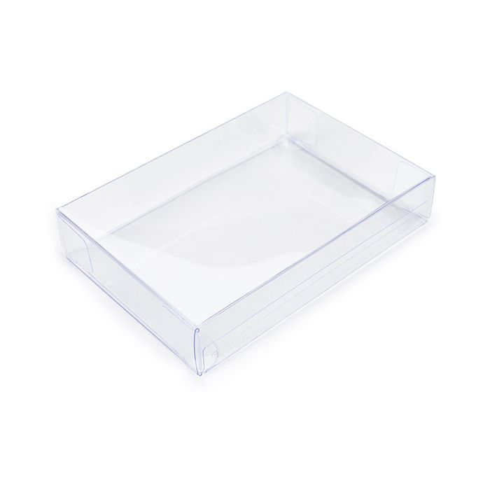 Boites cadeau plastique 8,9x2,5x12,7 cm Transparence Cristalline (25 pièces) [FB303]