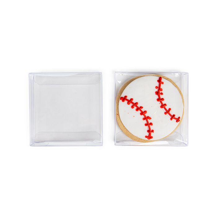 Boites cadeau plastique 8,9x2,5x8,9 cm Transparence Cristalline (25 pièces) [FB305]