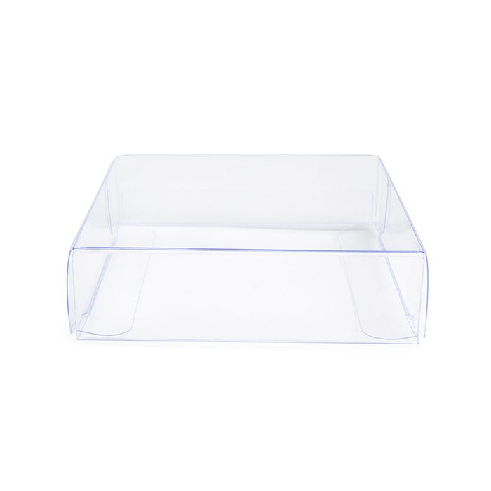 Boites cadeau plastique 8,9x2,5x8,9 cm Transparence Cristalline (25 pièces) [FB305]