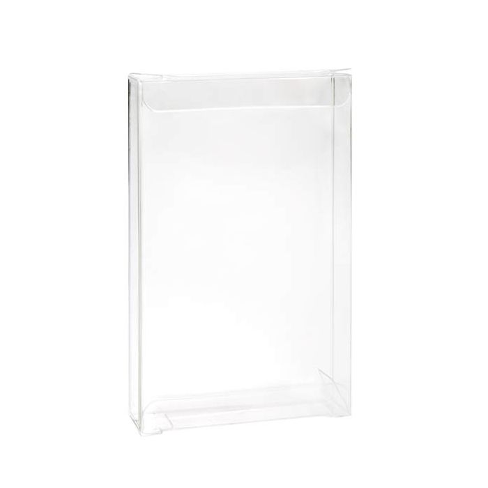 Boites cadeau plastique à transparence cristalline 9.2x1.6x14.3cm (25 Pièces) [FB33]