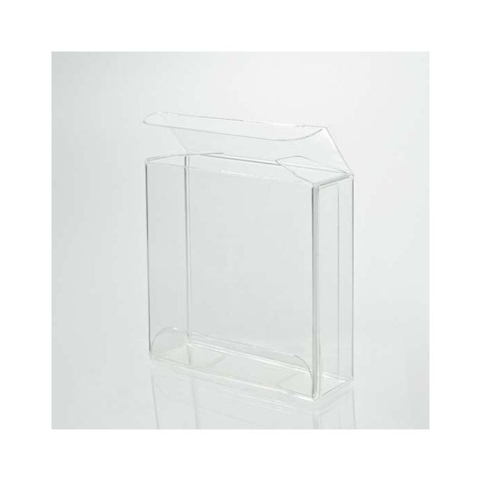 Boites cadeau plastique à transparence cristalline 7.9x2.1x7.9cm (25 Pièces) [FB35]
