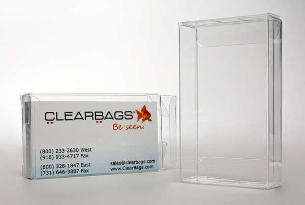Boites cadeau plastique à transparence cristalline 5.7x1.6x9.3cm (25 Pièces) [FB95]