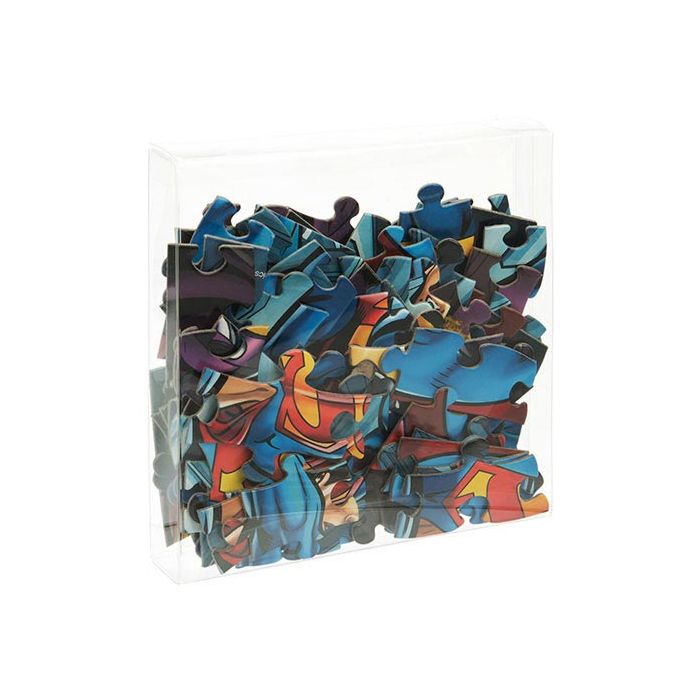 Boites cadeau plastique à transparence cristalline 13.7x2.5x13.5cm (25 Pièces) [FB50]