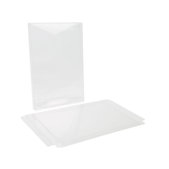 Boites cadeau plastique à transparence cristalline 14.3x1.6x20.8cm (25 Pièces) [FB7]