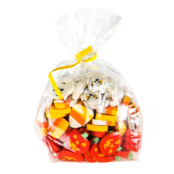 Sac à soufflet en plastique transparence cristalline 6.3x5.1x15.2cm (100 pièces) [FDAGB1]