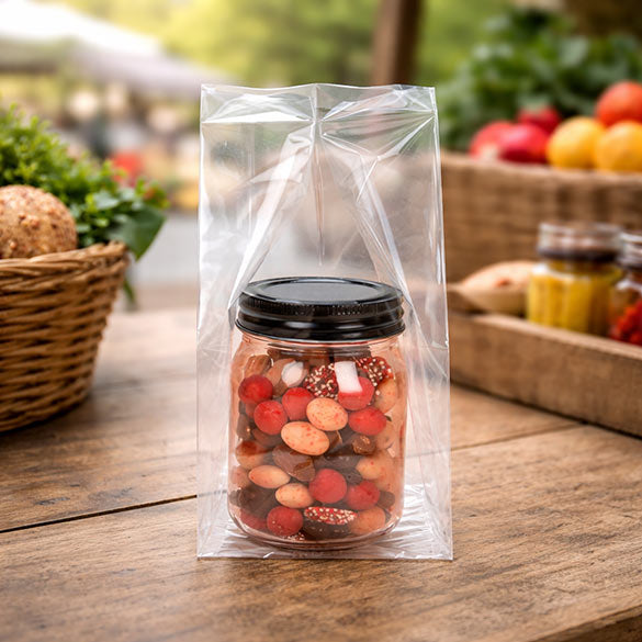 Sachet SOS à fond plat 10.2x10.2x22.9cm (100 pièces) [FG7]