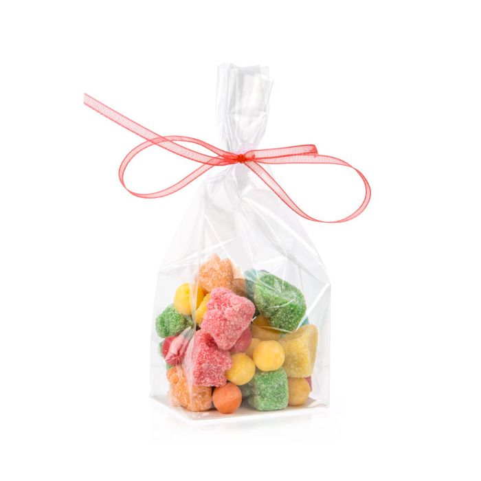 Sac à fond pliant thermoscellable 5.1x3.8x12.7cm avec insert en papier (100 pièces) [FGPBH3]