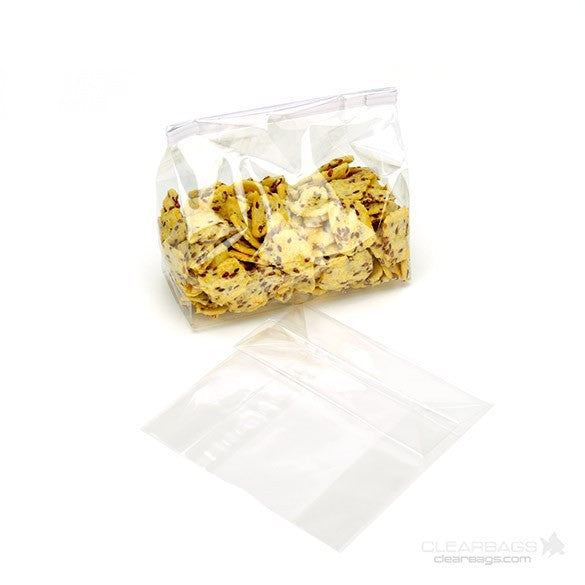 Sachet SOS à fond plat transparence cristalline 12.7x5.7x12.7cm (100 pièces) [FGCC18]
