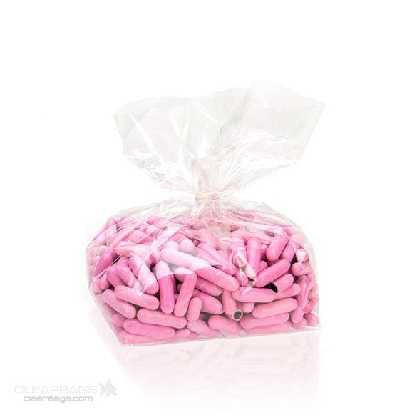 Sachet SOS à fond plat transparence cristalline 10.2x10.2x17.8cm (100 pièces) [FGCC9]