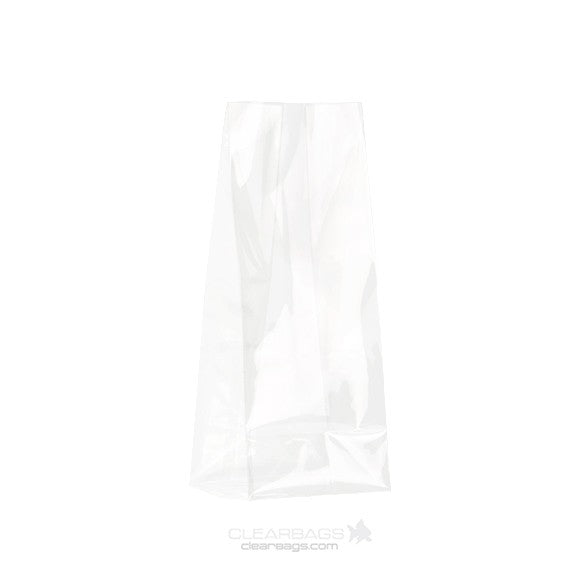 Sachet SOS à fond plat transparence cristalline 5.1x3.8x12.7cm (100 pièces) [FGCC3]