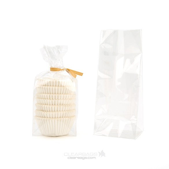 Sachet SOS à fond plat transparence cristalline 5.1x3.8x12.7cm (100 pièces) [FGCC3]