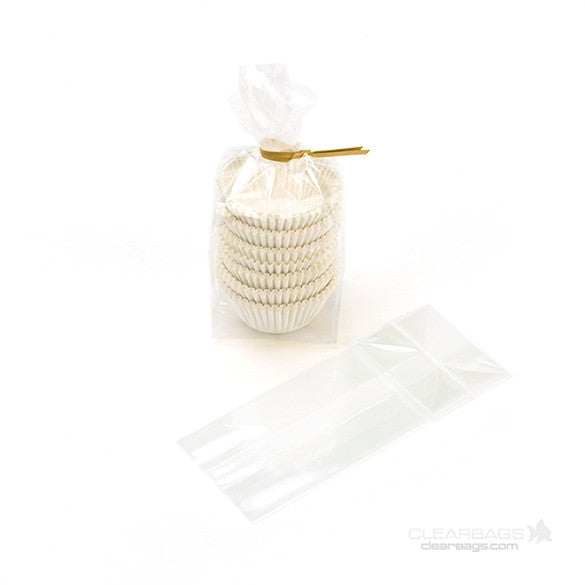 Sachet SOS à fond plat transparence cristalline 5.1x3.8x12.7cm (100 pièces) [FGCC3]