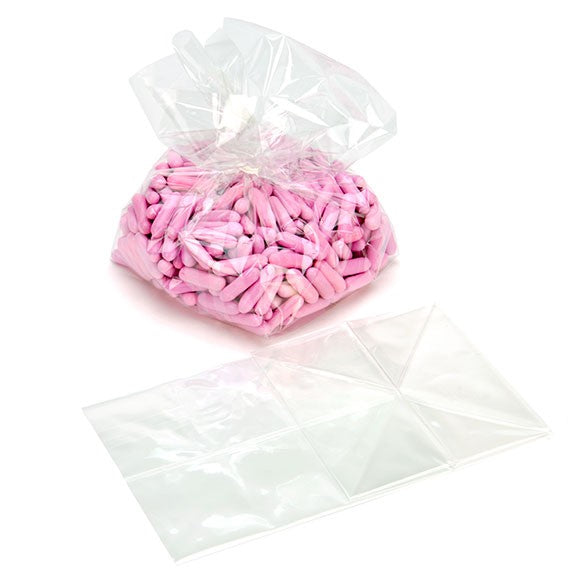 Sachet SOS à fond plat transparence cristalline 10.2x10.2x17.8cm (100 pièces) [FGCC9]