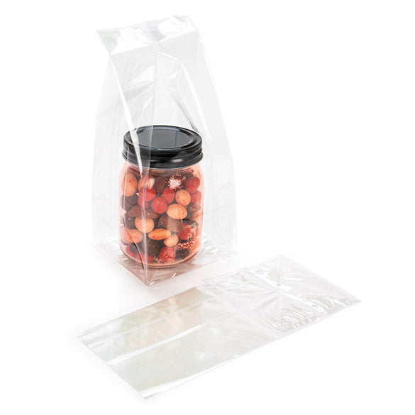 Sachet SOS à fond plat 10.2x10.2x22.9cm (100 pièces) [FG7]