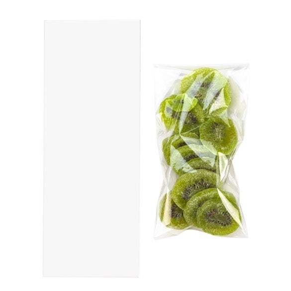 Sachets pliés Crinkle à transparence cristalline 9.5x25.4cm (100 pièces) [FCB1]