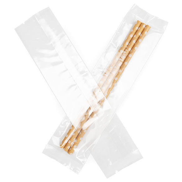 Sachet scellable à joint central laminé Qualité supérieure 5.1x20.3cm (100 pièces) [SLB28]