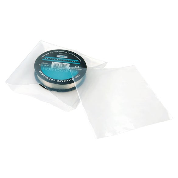 Sachet plastique transparence cristalline en PE-BD 100 microns 15.2x15.2 cm (100 pièces) [PE466]