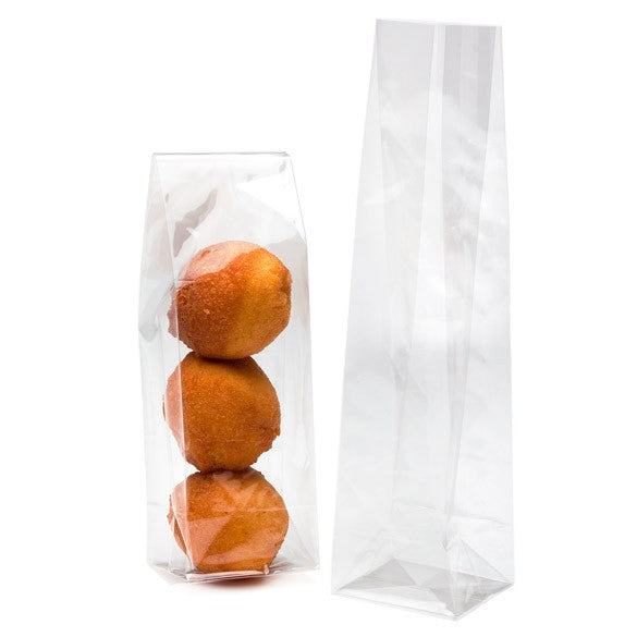 Sachet SOS à fond plat transparence cristalline 5.1x5.1x21cm (100 pièces) [FGCC11]