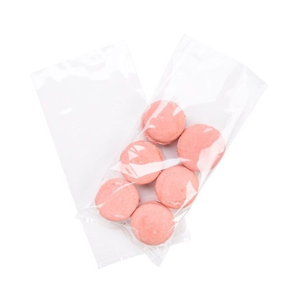 Sachet Plastiques 10.2x20.3cm Polypropylène Transparent (100 pièces) [FP148]