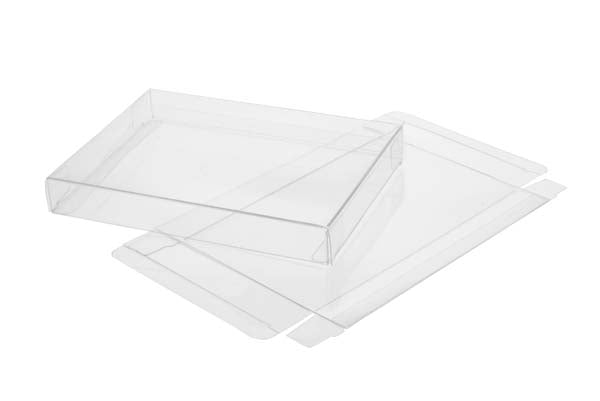 Boites cadeau plastique à transparence cristalline 13x1.6x18.1cm (25 pièces) [FPB62]