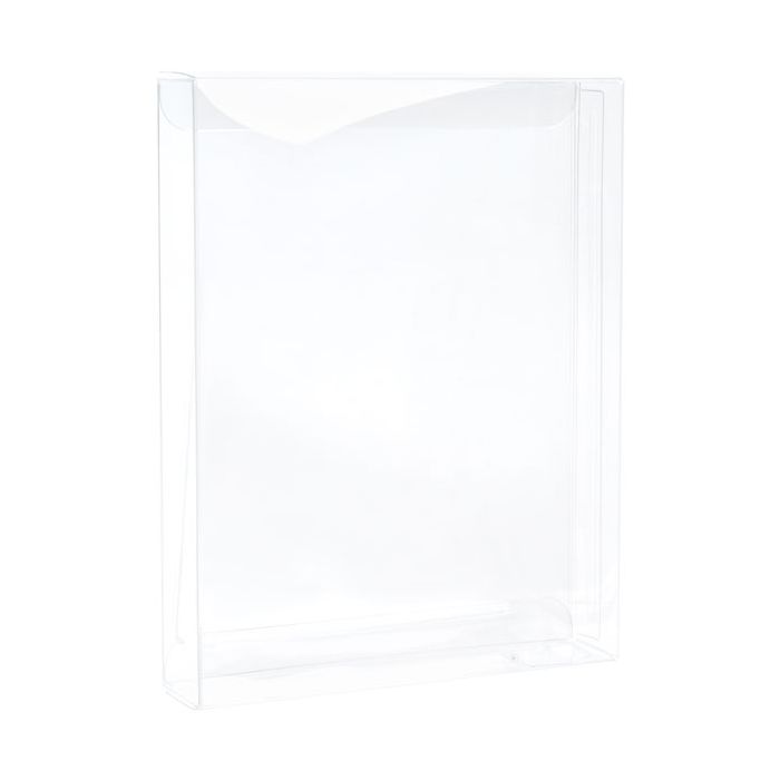 Boites cadeau plastique à transparence cristalline 11.4x2.5x15cm (25 pièces) [FPB117]