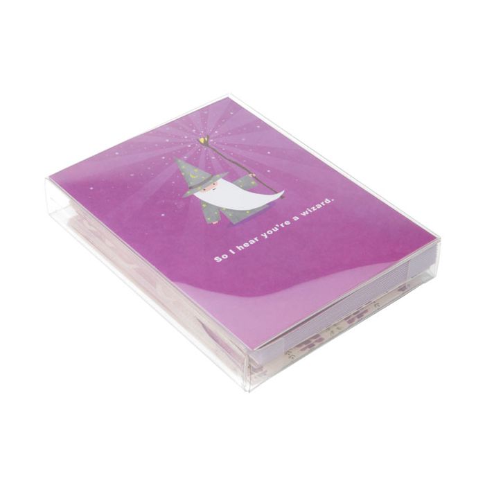 Boites cadeau plastique à transparence cristalline 12.1x2.5x15.7cm (25 pièces) [FPB161]